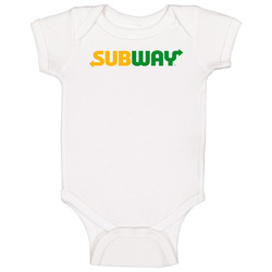 Subway Sub Sandwhich Restaurant Baby One Piece