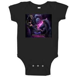 Godzilla X Kong The New Empire Movie Fan Baby One Piece