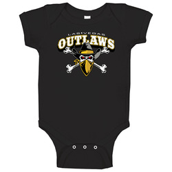Las Vegas Outlaws Arena Football League Team Fan Logo Baby One Piece