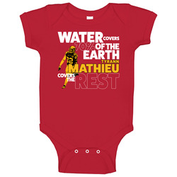 Tyrann Mathieu Defence Covers Kc Kansas City Football Fan Baby One Pie