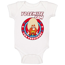 Yosemite Sam Looney Tunes For President Tv Show Villain Fan Baby One P
