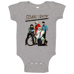Sonic Youth Music Album Distressed Vintage Baby One Piece