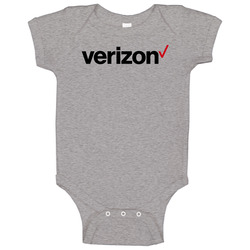 Verizon Nasdaq Company Logo Employee Fan Baby One Piece
