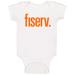 Fiserv Inc Nasdaq Company Logo Employee Fan Baby One Piece