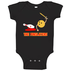 The Pinslayers Pin Slayers Bowling Team Baby One Piece