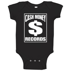 Cash Money Records Popular Record Label Music Fan Baby One Piece