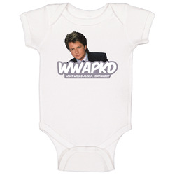 Wwapkd What Would Alex P Keaton Do Family Ties Fan Baby One Piece