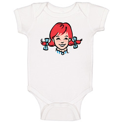 Wendys Fast Food Mascot Baby One Piece