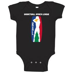 Basketball Africa League Basketball National Parody Mashup Logo Baby O