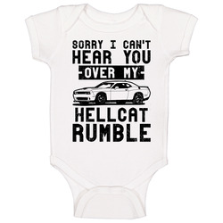 Dodge Challenger Hellcat Can't Hear You Over My Car Rumble Worn L