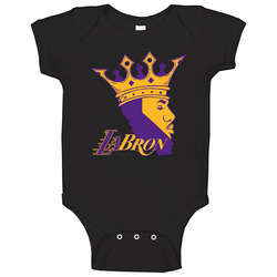Labron Lebron James Los Angeles Basketball California King Baby One Pi