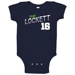 Tyler Lockett 16 Favorite Player Fan Baby One Piece