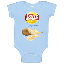Lay's Lightly Salted Potato Chips Bag Costume Baby One Piece