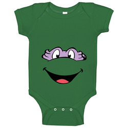 Donatello Ninja Turtle Maternity Pregnant  Costume Baby One Piece