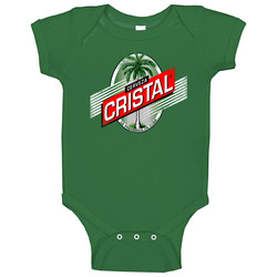 Cristal Cerveza Cuba Beer Can Label Logo Booze Party Drinking Baby One