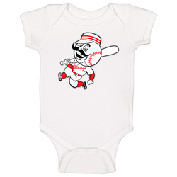 Cincinnati Redlegs Old Mlb Logo Baby One Piece