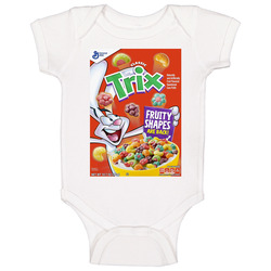 Trix Box Greatest Cereal Of All Time Breakfast Fan Foodie Baby One Pie