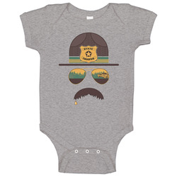 Super Troopers Trooper Face Silhouette Comedy Movie Fan Baby One Piece