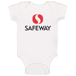 Safeway Grocery Store Logo Baby One Piece