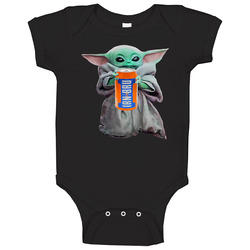 Baby Yoda The Child Mandalorian Iron Bru Soda Pop Drink Baby One Piece