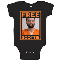 Free Scottie Scheffler Mugshot Baby One Piece