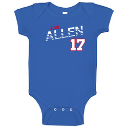 Josh Allen 17 Favorite Player Fan Baby One Piece