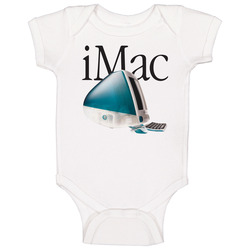 Vintage Imac Computer Apple Company Fan Baby One Piece
