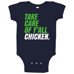 Take Care Of Y'all Chicken Marshawn Lynch Seattle Football Fan Qu