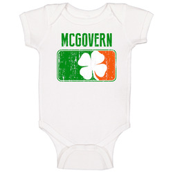 Mcgovern Distressed Ireland Irish Family Custom St Patricks Day Flag B