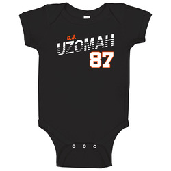 Cj Uzomah 87 Favorite Player Cincinnati Football Fan Baby One Piece