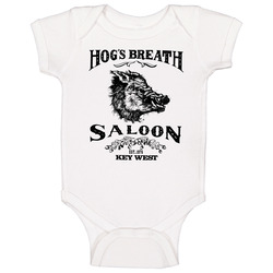 Hogs Breath Saloon Fort Walton Green Motorcycle Fan Baby One Piece