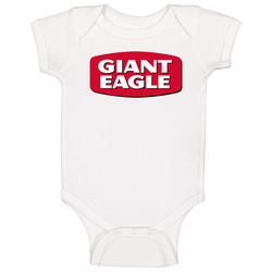 Giant Eagle Grocery Store Company Logo Baby One Piece