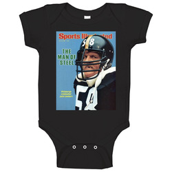 The Man Of Steel Jack Lambert Magazine Cover Baby One Piece