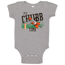 It's Chubb Time Nick Chubb Cleveland Football Fan Baby One Piece