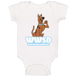 Wwsd What Would Scooby Do Scooby Doo Fan Baby One Piece
