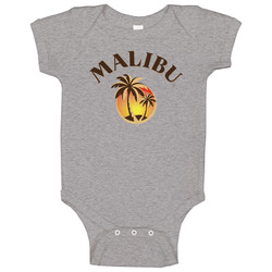 Malibu Rum Cocktail Party Drinking California Beach Alcohol Logo Fan C