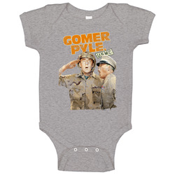 Gomer Pyle Usmc 60s Tv Series Show Worn Look Vintage Unisex Baby One P