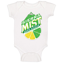 Sierra Mist Best Soda Of All Time Soft Drink Lovers Baby One Piece