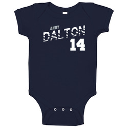 Andy Dalton 14 Favorite Player Dallas Football Fan Baby One Piece
