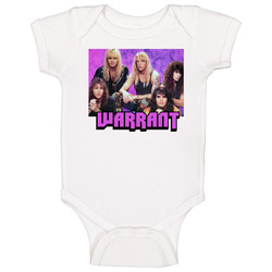 Warrant 80s Hair Band Group Baby One Piece