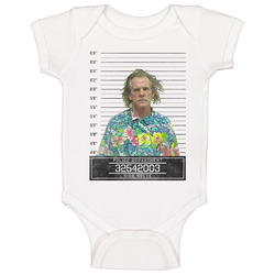 Nick Nolte Celebrtiy Mugshot Police Department Baby One Piece