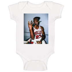 Michael Jordan Cigar Smoking Celebrates 4 Championships Basketball Fan