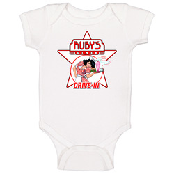 Ruby's Drive In Diner Baby One Piece
