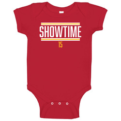 Showtime Patrick Mahomes Kansas City Football Baby One Piece