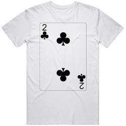 Two Of Clubs Playing Card Group Halloween Costume T Shirt