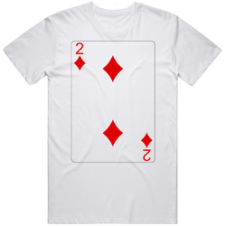 Two Of Diamonds Playing Card Group Halloween Costume T Shirt
