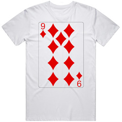 Nine Of Diamonds Playing Card Group Halloween Costume T Shirt
