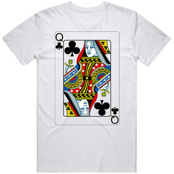 Queen Of Clubs Playing Card Group Halloween Costume T Shirt