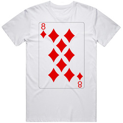 Eight Of Diamonds Playing Card Group Halloween Costume T Shirt