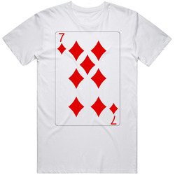 Seven Of Diamonds Playing Card Group Halloween Costume T Shirt